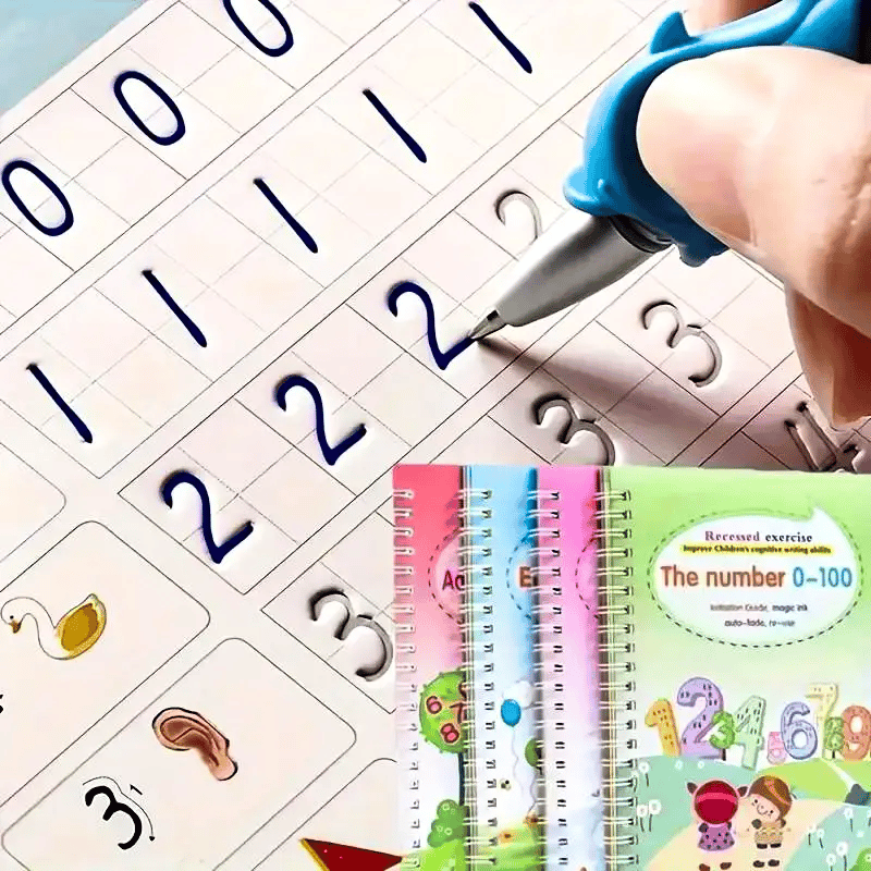 Magisches Übungsbuch mit Rillen