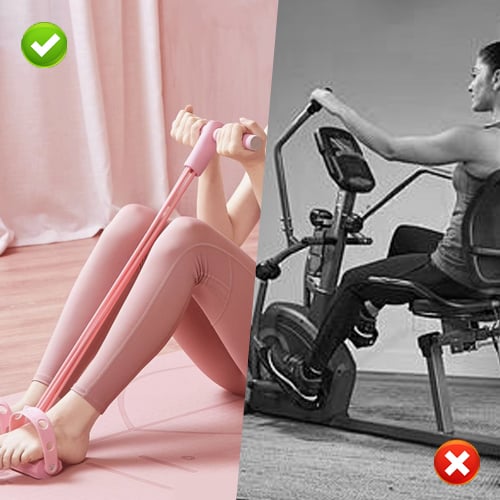 Full-body workout demonstration