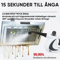 Sakerplus ångdesinfektionsrengöring