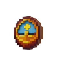 Minecraft Stil Klokke Borddekor