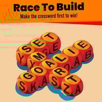 Scrambled Dice Word Game Set