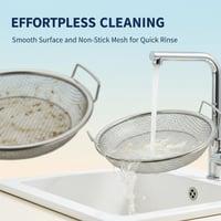 Oil Draining & Food Strainer Tray
