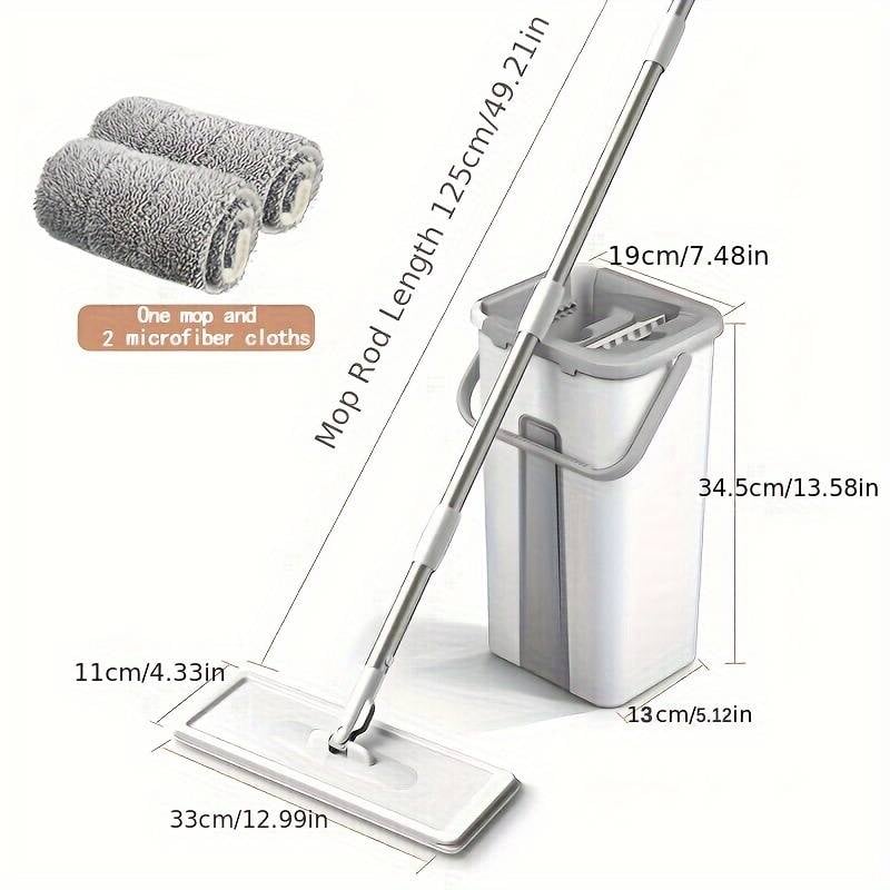 Mop and Bucket with Wringer Set