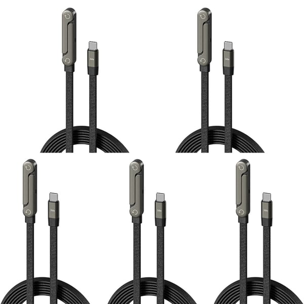 240-W-Schnellladestation mit Datenkabel und BendPhone-Zubehör