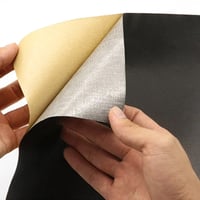 Self-adhesive leather refinisher