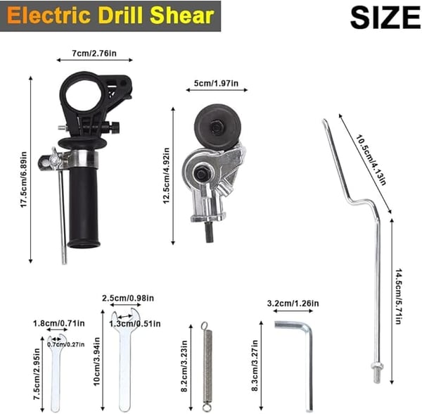 SAKER Metal Nibbler Drill Attachment