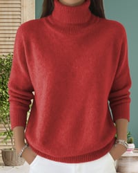Pullover Polokrage Avslappnad Stil