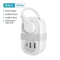 Sakerplus Compact Travel Power Strip