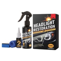Car Headlight Restoration Kit for Yellowing & Oxidation