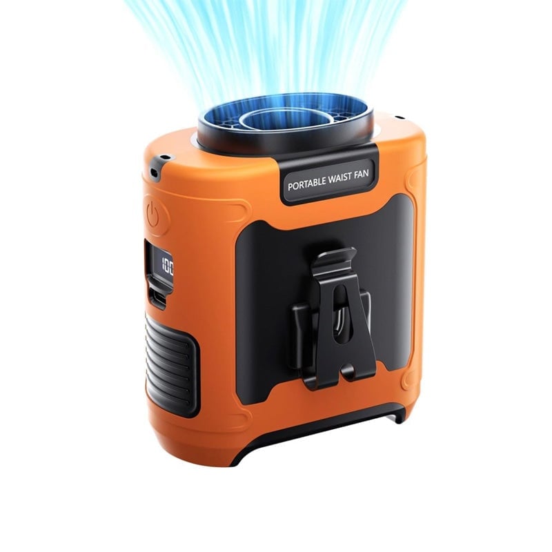 Wiederaufladbarer Clip-Ventilator für die Taille