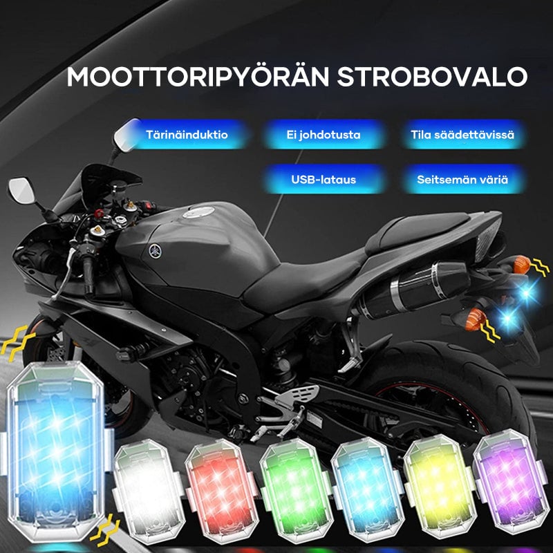 Kirkas langaton LED-strobovalo