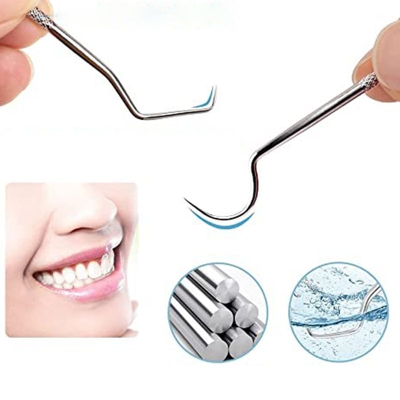 Juego de Palillos de Dientes de Acero Inoxidable