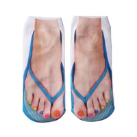 Blue Flip-Flops