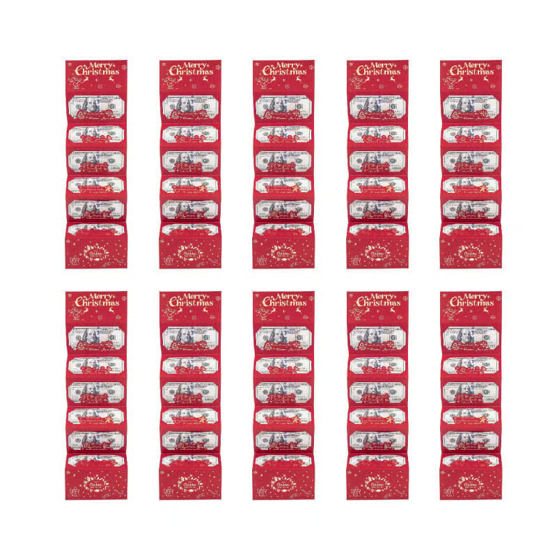 Foldable 6-Slot Christmas Red Envelope