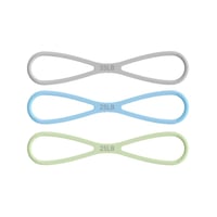 New 8-Shaped Silicone Resistance Band with Massage Grip