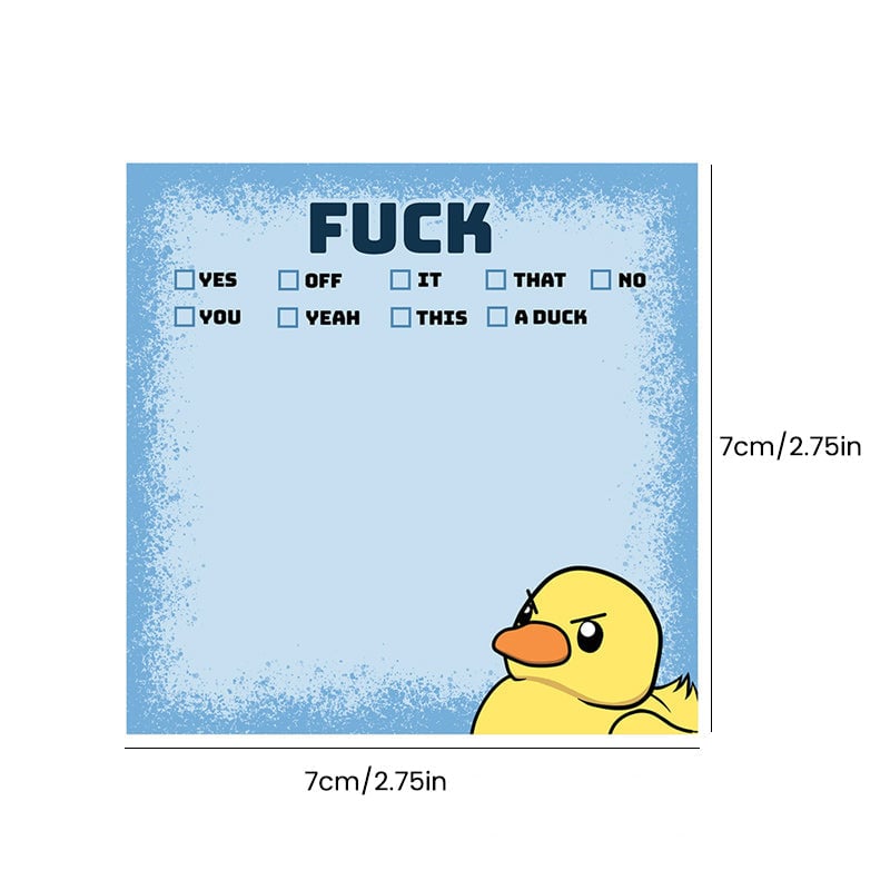 Funny Sassy Duck Sticky Notes