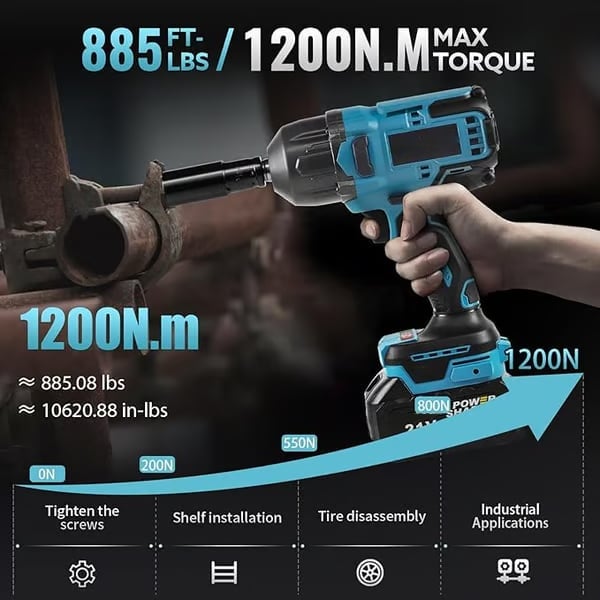 Saker 21V Cordless Impact Wrench
