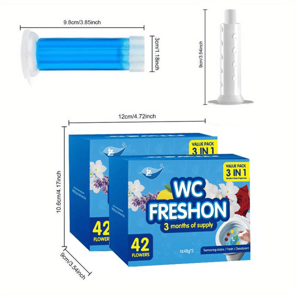 Toilet Bowl Cleaner Flower Gel