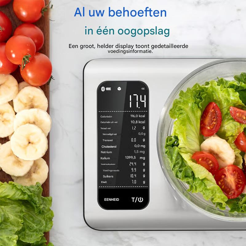 Slimme Keukenweegschaal voor Nauwkeurige Voeding