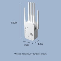 Amplificateur WiFi 6 antennes amélioré 1200 Mbps