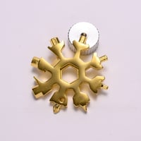 Sakerplus 18-in-1 Stainless Steel Snowflakes Multi-tool