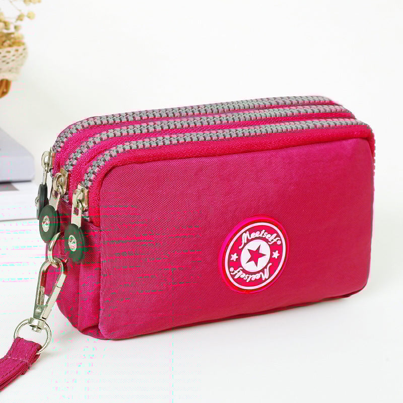 Lässige wasserdichte Handtasche mit Handgelenkschlaufe