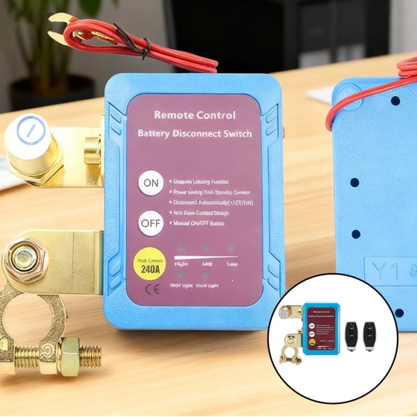 High-Current Smart Battery Disconnect Switch