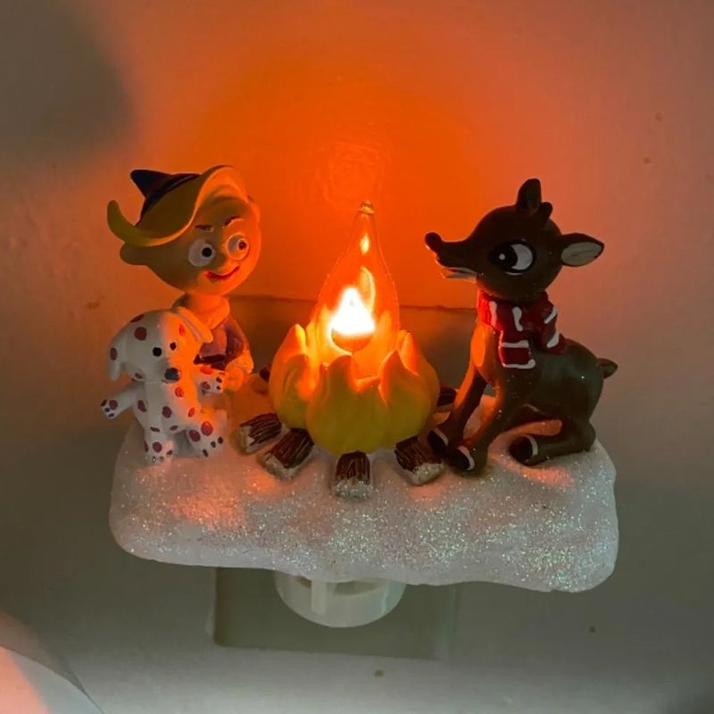 2024 Kampvuur flikkerend nachtlampje