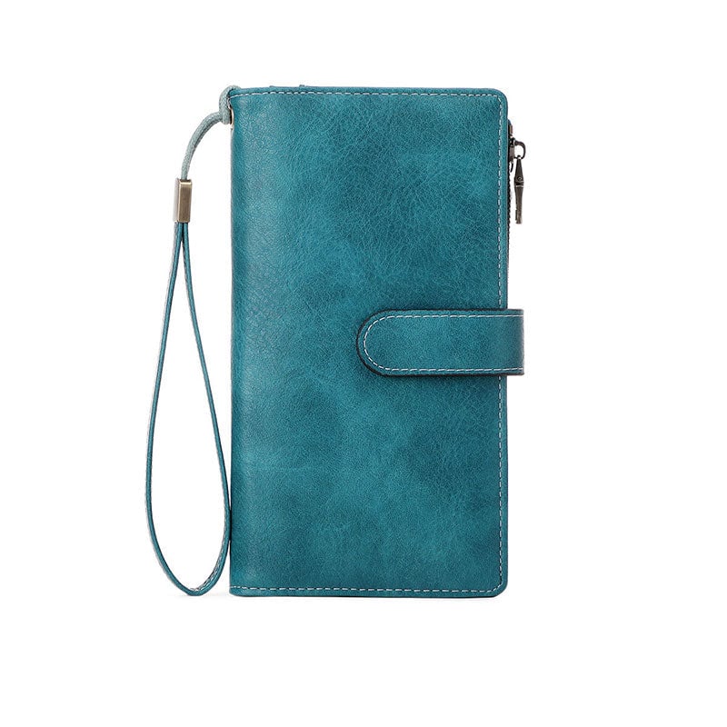 RFID Tri-fold Large Capacity Long Wallet