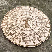 💖Wheel Of The Year Wood Sign - Tree of Life