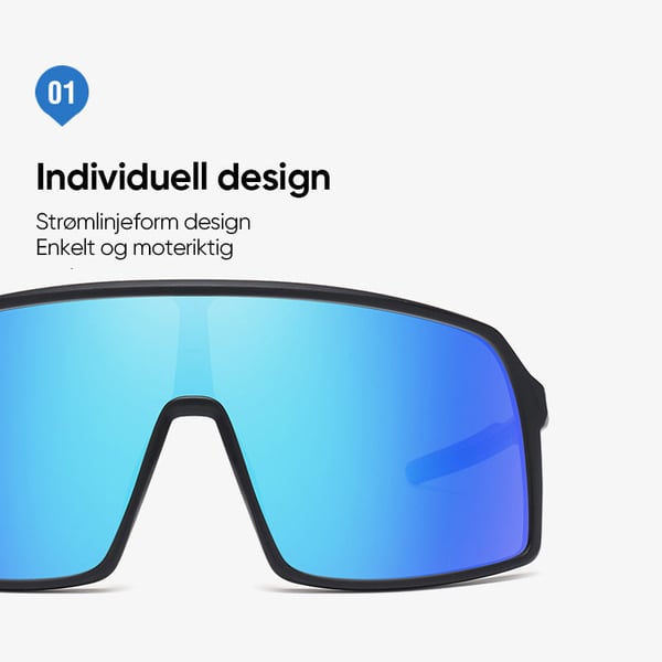 Fasjonable sandsikre øyebeskyttende solbriller