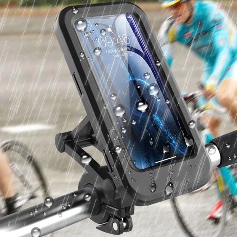 Waterdichte telefoonhouder voor fietsen en motorfietsen