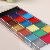 Professional Oil-Based Face & Body Paint Palette