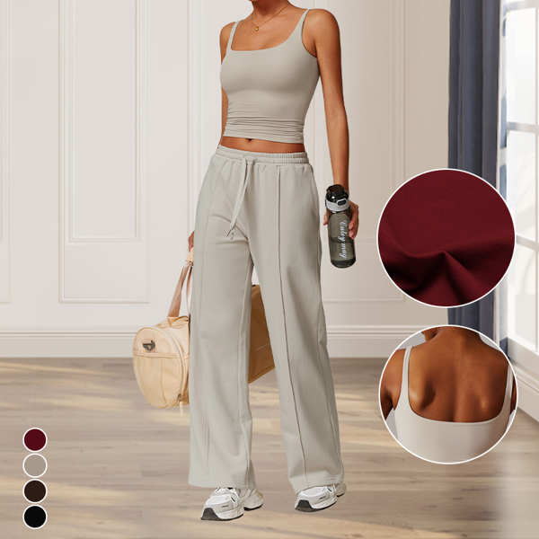 Casual Comfy Breathable Sleeveless Sports Top for Yoga