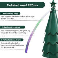 Avvisende vifte med holografiske blader holder fluene unna