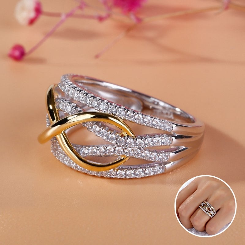 Anello Madre e Figlia Sempre Legati Insieme