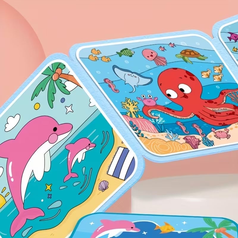 Kinder Cartoon Wasserfarben-Malbuch