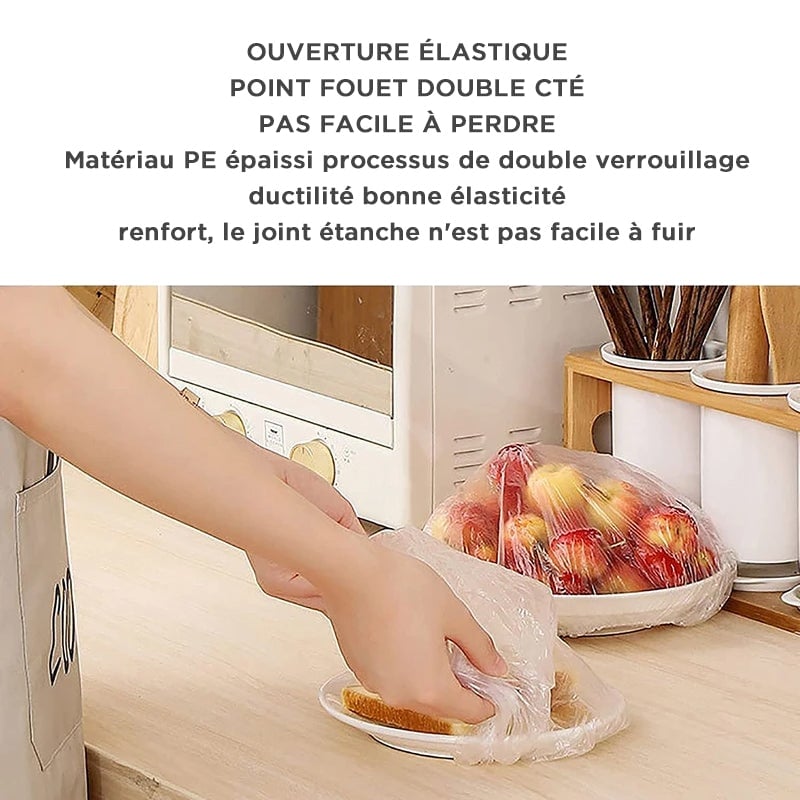 Couvertures Alimentaires Jetables Sacs de Conservation Frais 