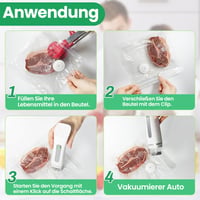 Sakerplus Vakuumierer mit wiederverwendbaren Beuteln
