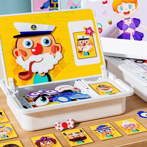 Magnetic Puzzle Learning Building Block Toys