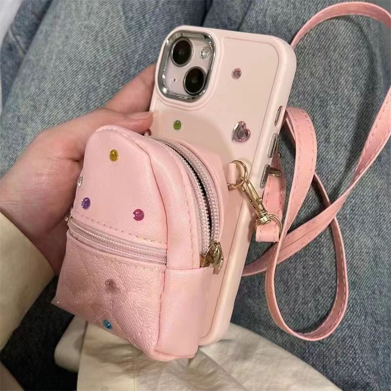 Handtasche-Telefonhülle mit Münzfach für iPhone