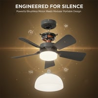 Kexon™ Portable Small Ceiling Fans with Lights