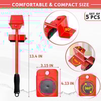 Furniture lifting tool set