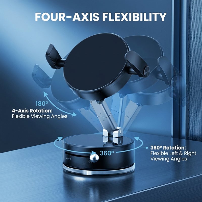 2-in-1 Vacuum Magnetic Phone Holder