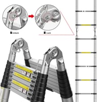 Saker Portable Collapsible Extension Ladder