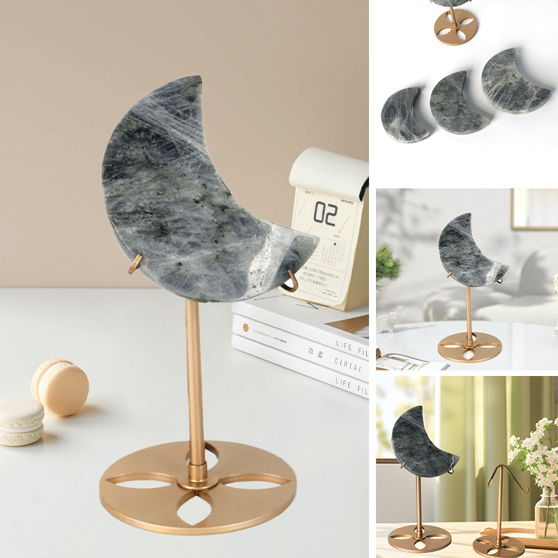 Moon Crystal on Stand