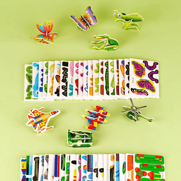 DIY 3D Creative Insect Paper Jigsaw Puzzle