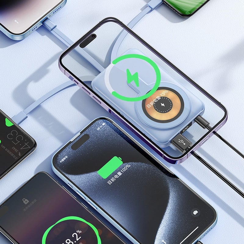 10000mAh Magnetische Drahtlose Powerbank
