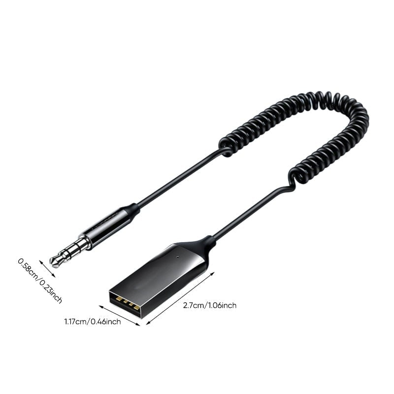 Bluetooth 5.3 Wireless Receiver for Hands-Free Car Audio