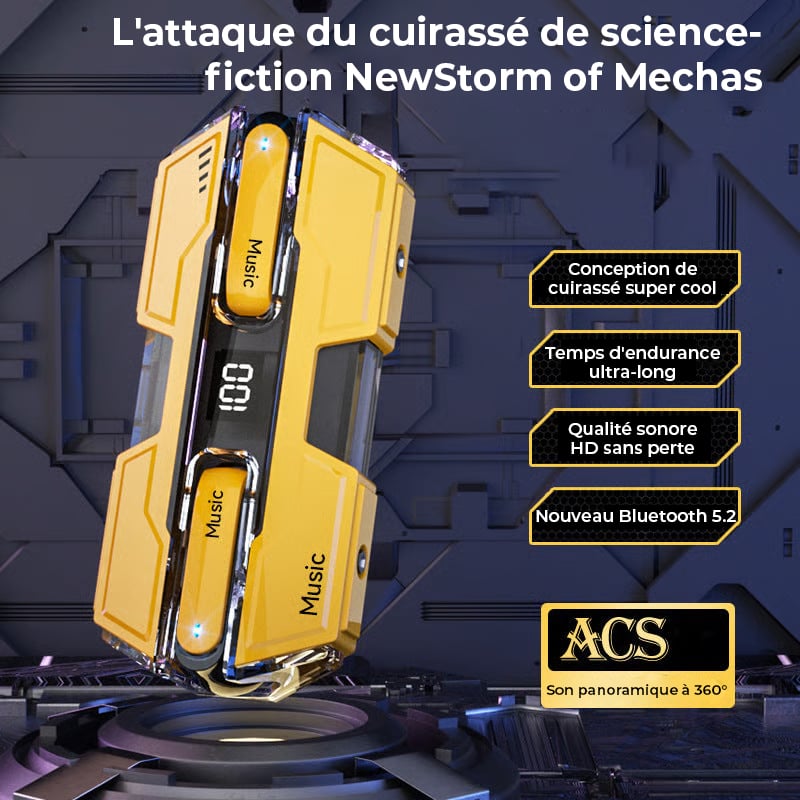 Casque sans fil semi-intra-auriculaire